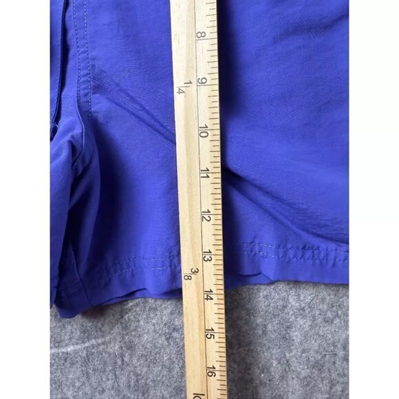 L.L. Bean Shorts Womens Large Purple 100% Supplex Nylon Regular Fit Drawstring - Picture 2 of 7
